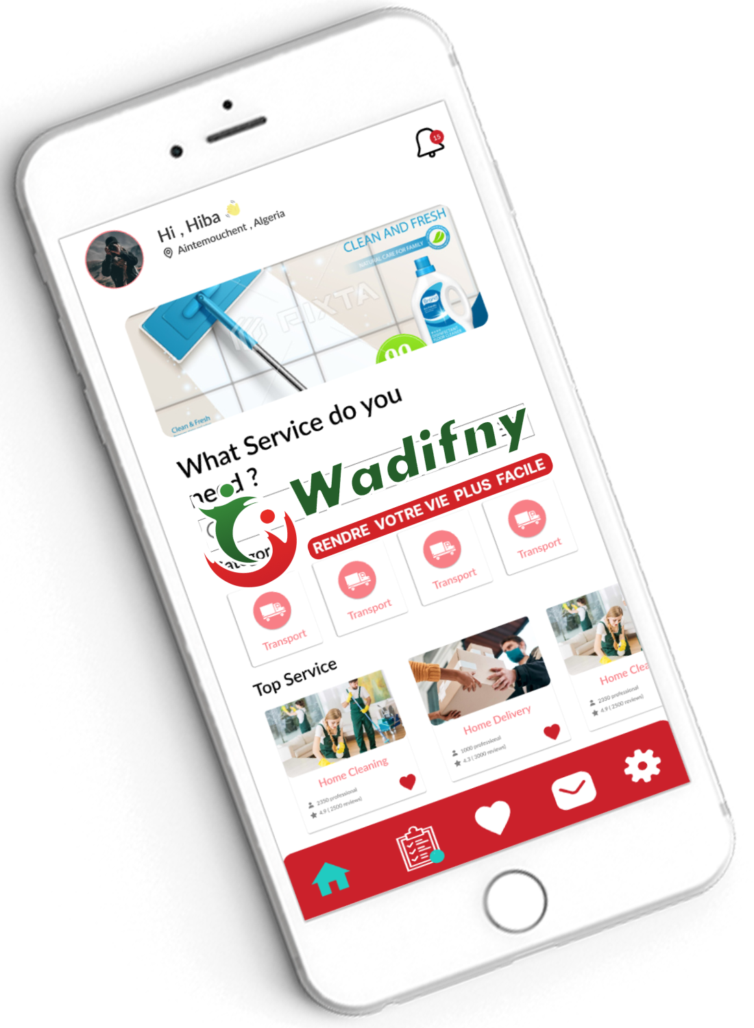 Wadifny App example